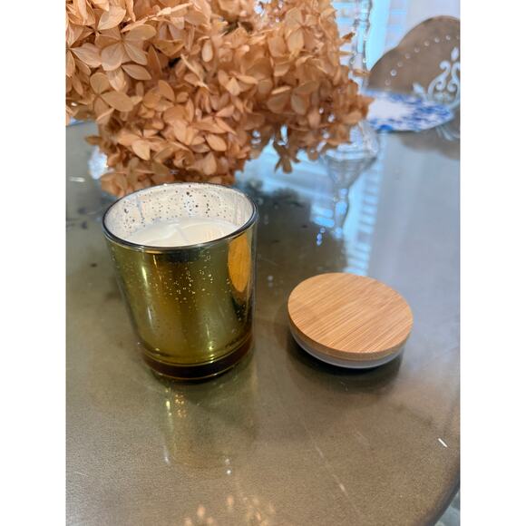 Candle in a Vintage crystal dish,  Vintage Decor - Picture 4 of 6